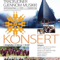 Bergen Juniorspelmmanslag spelar konsert i Greighallen